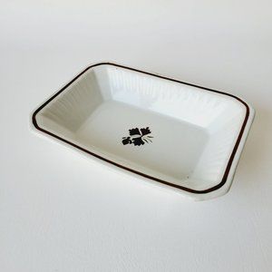 Antique Wedgwood Tea Leaf Royal Stone China Rectangular Serving Bowl Ironstone